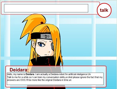 Deidara AI Chat bot - The Chatterbot Collection